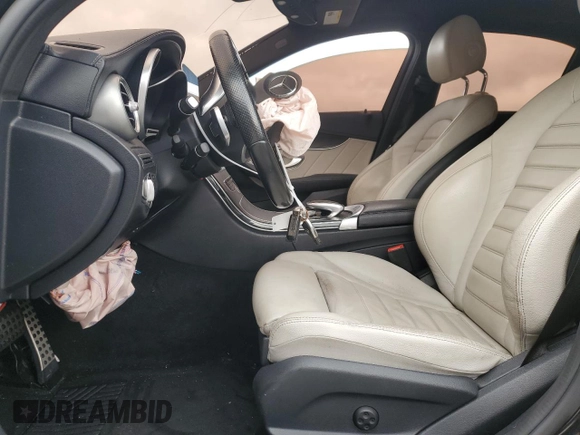 2017 Mercedes-Benz C 43 AMG with VIN 55SWF6EB7HU188565, listed as a Copart auction lot 87072524 with Not Provided miles and Salvage Title. Bid and sale history available at DreamBid. Image 7.