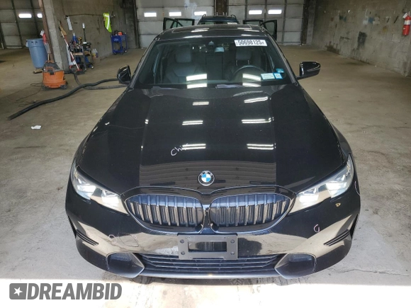 2020 BMW 3 Series 330i xDrive with VIN 3MW5R7J01L8B09304, listed as a Copart auction lot 50698125 with 49,409 mi miles and Salvage Title. Bid and sale history available at carsss.com. Image 5.