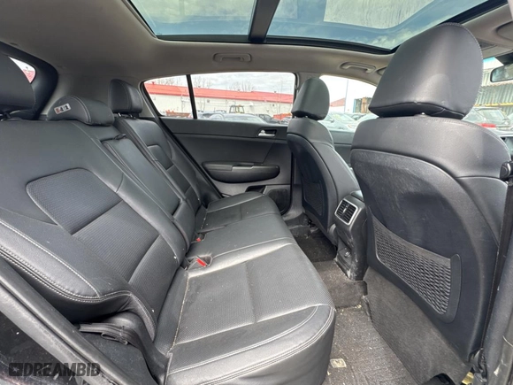 2020 Kia Sportage EX with VIN KNDPNCACXL7660326, listed as a Copart auction lot 54874135 with 222,224 mi miles and Salvage Title. Bid and sale history available at carsss.com. Image 6.