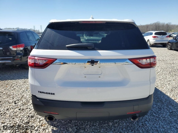 2019 Chevrolet Traverse LS with VIN 1GNERFKW4KJ268585, listed as a Copart auction lot 49593095 with 72,415 mi miles and Salvage Title. Bid and sale history available at carsss.com. Image 6.