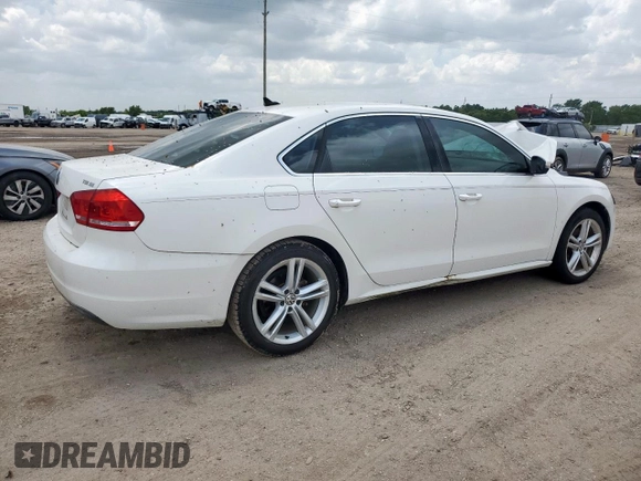 2014 Volkswagen Passat SE with VIN 1VWBS7A38EC050426, listed as a Copart auction lot 64383315 with 114,751 mi miles and Salvage title. Bid and sale history available at DreamBid. Image 3.