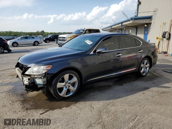 2010 Lexus LS 460 with VIN JTHBL5EF7A5101341, listed as a Copart auction lot 52371455 with 209,048 mi miles and Salvage Title. Bid and sale history available at carsss.com. Image 1.