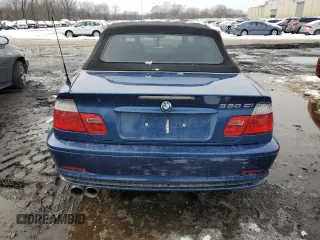 2003 BMW 3 Series 330Ci with VIN WBABS53453EV90537, listed as a Copart auction lot 44604935 with 143,530 mi miles and Salvage Title. Bid and sale history available at carsss.com. Image 6.