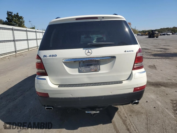 2009 Mercedes-Benz GL 450 with VIN 4JGBF71E59A519316, listed as a Copart auction lot 75270484 with 218,118 mi miles and Salvage Title. Bid and sale history available at DreamBid. Image 6.
