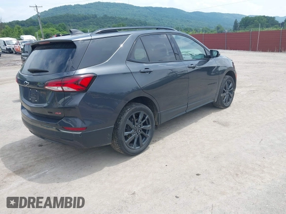 2023 Chevrolet Equinox RS with VIN 3GNAXWEG6PS151668, listed as a IAAI auction lot 42699384 with 31,949 mi miles and . Bid and sale history available at DreamBid. Image 4.