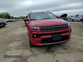 2022 Jeep Compass High Altitude с VIN 3C4NJDCB9NT136404, выставлен на аукционе Copart как лот 55447255 с пробегом 54 607 миль миль и Списание • Salvage title. История ставок и продаж доступна на DreamBid. Изображение 14.