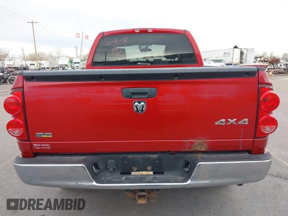 2008 Dodge 1500 with VIN 1D7HU18N48J154753, listed as a IAAI auction lot 41756808 with 166,020 mi miles and . Bid and sale history available at DreamBid. Image 16.