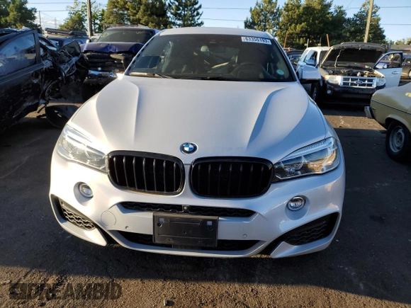 2019 BMW X6 xDrive50i with VIN 5UXKU6C58KLP60619, listed as a Copart auction lot 63355193 with 45,236 mi miles. Bid and sale history available at carsss.com. Image 5.