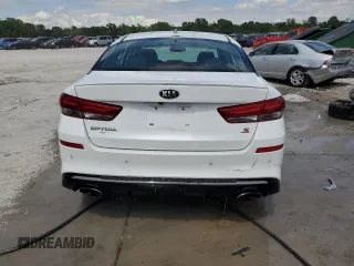 2019 Kia Optima LX with VIN 5XXGT4L37KG285218, listed as a Copart auction lot 58367365 with 105,052 mi miles and Salvage title. Bid and sale history available at DreamBid. Image 6.