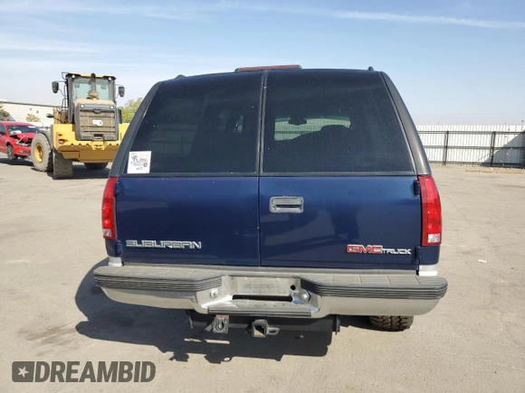 1997 GMC Suburban z VIN 1GKFK16R6VJ758513, wystawiony jako Copart lot #75034574 z przebiegiem 181 873 mil mil oraz Szkoda całkowita • Salvage title. Historia ofert i sprzedaży dostępna na DreamBid. Obrazek 6.