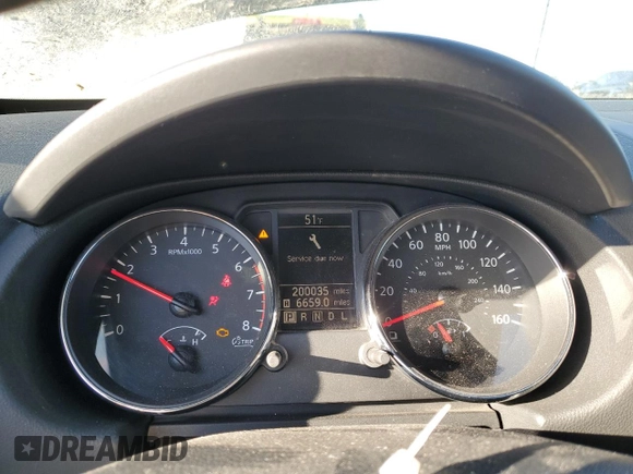 2012 Nissan Rogue S with VIN JN8AS5MV1CW360692, listed as a Copart auction lot 49613455 with 200,035 mi miles and Clean Title. Bid and sale history available at DreamBid. Image 9.