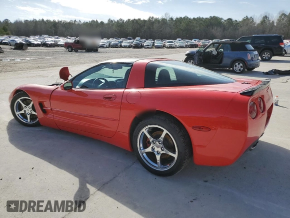2002 Chevrolet Corvette with VIN 1G1YY22G125112810, listed as a Copart auction lot 48339965 with 100 mi miles and Salvage Title. Bid and sale history available at carsss.com. Image 2.