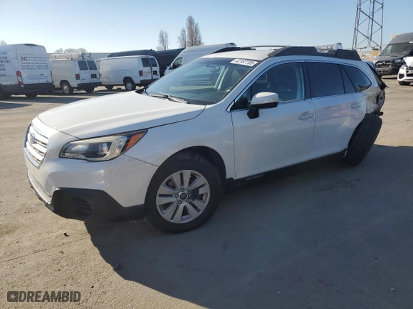 2015 Subaru Outback 2.5i with VIN 4S4BSAAC5F3226037, listed as a Copart auction lot 42187705 with 106,346 mi miles and Salvage Title. Bid and sale history available at carsss.com. Image 1.
