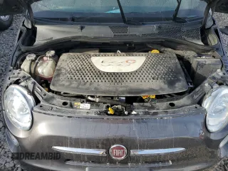 2017 FIAT 500e with VIN 3C3CFFGE6HT699377, listed as a Copart auction lot 83835404 with 55,273 mi miles and Salvage Title. Bid and sale history available at carsss.com. Image 11.
