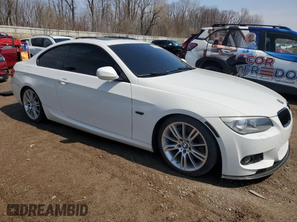 2013 BMW 3 Series 335i xDrive with VIN WBAKF9C56DE860445, listed as a Copart auction lot 51945605 with 105,408 mi miles and Clean Title. Bid and sale history available at carsss.com. Image 4.