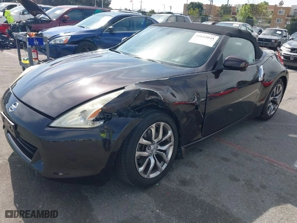 2010 Nissan 370Z Touring with VIN JN1AZ4FHXAM301421, listed as a IAAI auction lot 41642045 with 89,963 mi miles. Bid and sale history available at carsss.com. Image 2.
