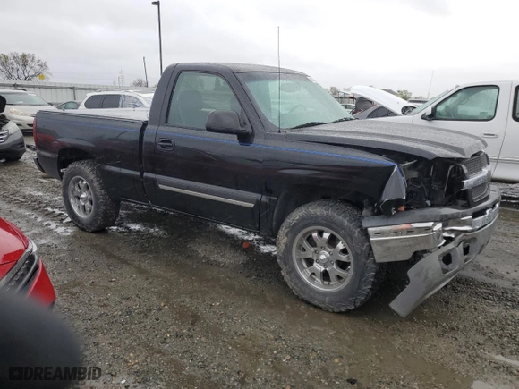 2005 Chevrolet Silverado 1500 Z71 with VIN 1GCEK14T55Z102181, listed as a Copart auction lot 48733425 with 133,768 mi miles and Salvage Title. Bid and sale history available at carsss.com. Image 4.