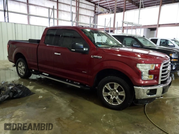 2015 Ford F-150 XLT with VIN 1FTEX1EP4FFD05892, listed as a Copart auction lot 46614745 with 0 mi miles and Non Repairable. Bid and sale history available at carsss.com. Image 4.