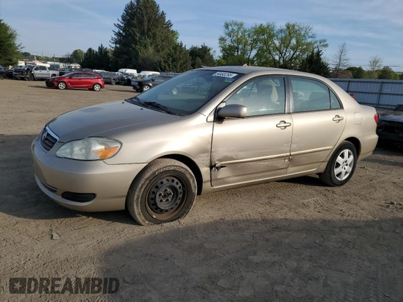 2007 Toyota Corolla CE with VIN 2T1BR32E57C855673, listed as a Copart auction lot 54493295 with 97,157 mi miles and Salvage Title. Bid and sale history available at carsss.com. Image 1.
