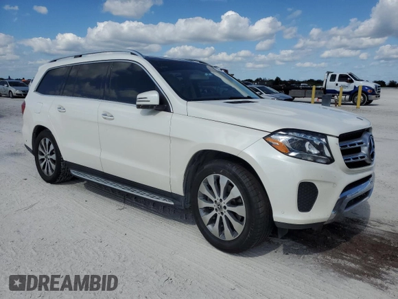 2018 Mercedes-Benz GLS with VIN 4JGDF6EE7JB076050, listed as a Copart auction lot 73390983 with 0 mi miles. Bid and sale history available at carsss.com. Image 4.