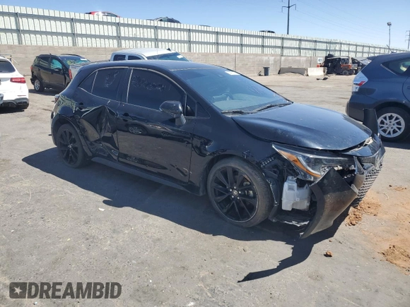 2022 Toyota Corolla Hatchback SE with VIN JTND4MBE6N3184979, listed as a Copart auction lot 54800675 with 61,274 mi miles and Salvage Title. Bid and sale history available at carsss.com. Image 4.