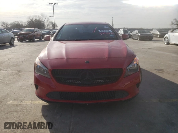 2018 Mercedes-Benz CLA with VIN WDDSJ4EB0JN599242, listed as a Copart auction lot 42423663 with 54,976 mi miles. Bid and sale history available at carsss.com. Image 5.