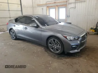 2017 Infiniti Q50 Premium z VIN JN1EV7AR7HM839776, wystawiony jako Copart lot #55572865 z przebiegiem 84 822 mil mil oraz Szkoda całkowita • Salvage title. Historia ofert i sprzedaży dostępna na DreamBid. Obrazek 4.
