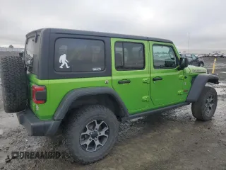 2019 Jeep Wrangler Unlimited Rubicon with VIN 1C4HJXFN8KW545049, listed as a Copart auction lot 41445415 with 57,744 mi miles and Salvage title. Bid and sale history available at DreamBid. Image 3.