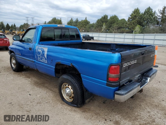 2001 Dodge 2500 z VIN 3B7KC26Z21M557430, wystawiony jako Copart lot #53995215 z przebiegiem 185 131 mil mil oraz Szkoda całkowita • Salvage title. Historia ofert i sprzedaży dostępna na DreamBid. Obrazek 2.