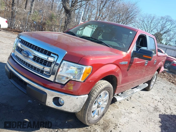 2014 Ford F-150 XL with VIN 1FTFW1CF2EKD08667, listed as a IAAI auction lot 41705412 with 129,817 mi miles. Bid and sale history available at carsss.com. Image 19.