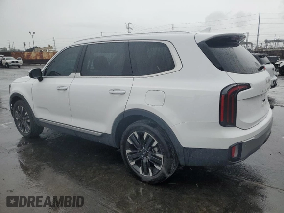 2023 Kia Telluride SX Prestige X-Line z VIN 5XYP5DGC9PG365045, wystawiony jako Copart lot #83581854 z przebiegiem 15 899 mil mil oraz Szkoda całkowita • Salvage title. Historia ofert i sprzedaży dostępna na DreamBid. Obrazek 2.