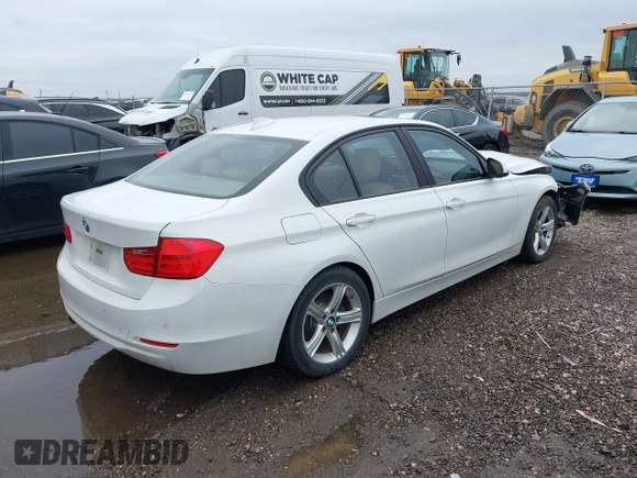 2014 BMW 3 Series 328i xDrive with VIN WBA3B5G50ENS06304, listed as a IAAI auction lot 41402704 with 139,943 mi miles. Bid and sale history available at carsss.com. Image 4.