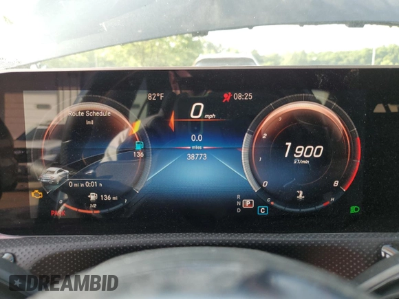 2020 Mercedes-Benz CLA 250 z VIN WDD5J4HB4LN073952, wystawiony jako Copart lot #64098345 z przebiegiem 38 773 mil mil oraz Szkoda całkowita • Salvage title. Historia ofert i sprzedaży dostępna na DreamBid. Obrazek 9.