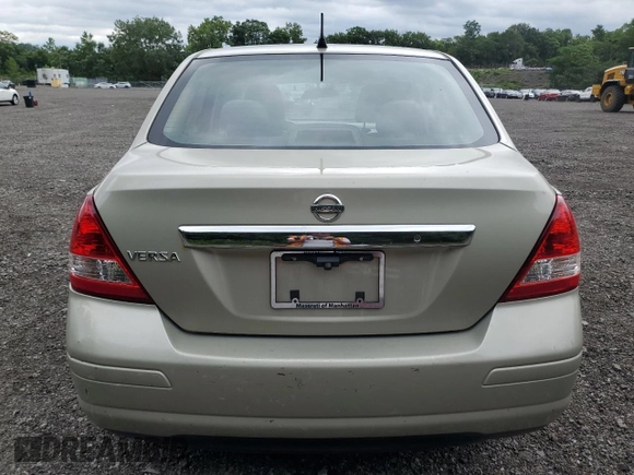 2008 Nissan Versa S with VIN 3N1BC11E38L413516, listed as a Copart auction lot 64945635 with 221,294 mi miles and Salvage title. Bid and sale history available at DreamBid. Image 6.