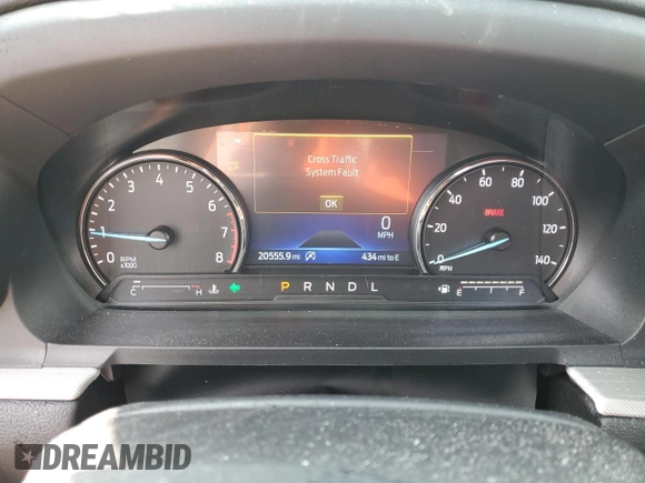 2023 Ford Explorer XLT with VIN 1FMSK7DH1PGC12480, listed as a Copart auction lot 61403655 with 20,555 mi miles and Salvage title. Bid and sale history available at DreamBid. Image 9.