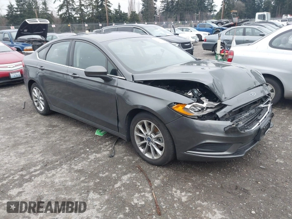 2017 Ford Fusion SE with VIN 3FA6P0H78HR259330, listed as a IAAI auction lot 41257890 with 63,360 mi miles. Bid and sale history available at carsss.com. Image 1.