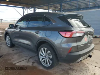 2021 Ford Escape Titanium with VIN 1FMCU9J92MUA08792, listed as a Copart auction lot 59270215 with 29,194 mi miles and Salvage title. Bid and sale history available at DreamBid. Image 2.