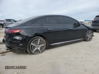 2023 Mercedes-Benz EQE with VIN W1KEG2BB2PF035809, listed as a Copart auction lot 47504175 with 24,241 mi miles and Salvage Title. Bid and sale history available at carsss.com. Image 3.