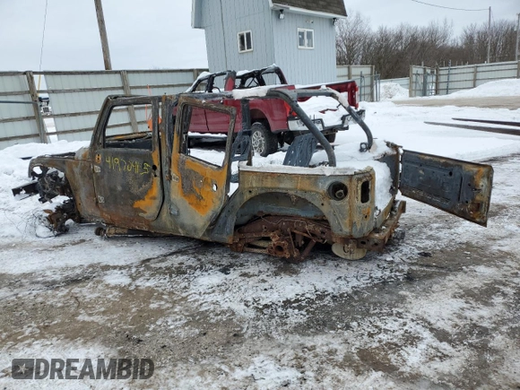 2009 Jeep Wrangler Unlimited X with VIN 1J4GZ39199L709789, listed as a Copart auction lot 41970415 with 0 mi miles and Non Repairable. Bid and sale history available at carsss.com. Image 2.