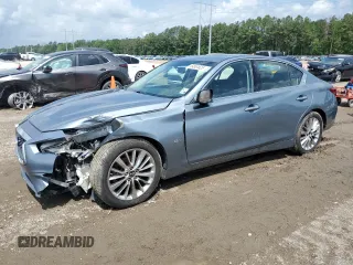 2020 Infiniti Q50 Luxe z VIN JN1EV7AP0LM207550, wystawiony jako Copart lot #54561625 z przebiegiem 103 591 mil mil oraz Szkoda całkowita • Salvage title. Historia ofert i sprzedaży dostępna na DreamBid. Obrazek 1.