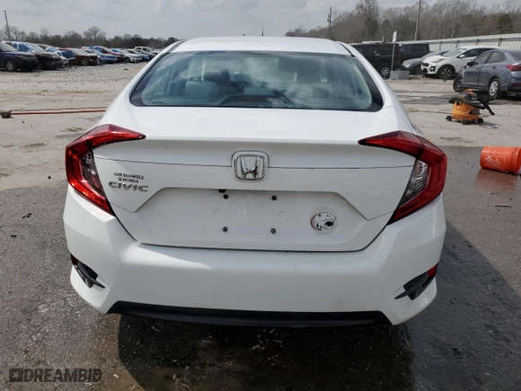 2018 Honda Civic Sedan LX with VIN 2HGFC2F55JH591845, listed as a Copart auction lot 49072685 with 91,028 mi miles and Salvage Title. Bid and sale history available at carsss.com. Image 6.