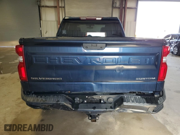 2020 Chevrolet Silverado 1500 Custom with VIN 1GCRWBEK2LZ292536, listed as a Copart auction lot 79462384 with 53,994 mi miles and Clean Title. Bid and sale history available at carsss.com. Image 6.