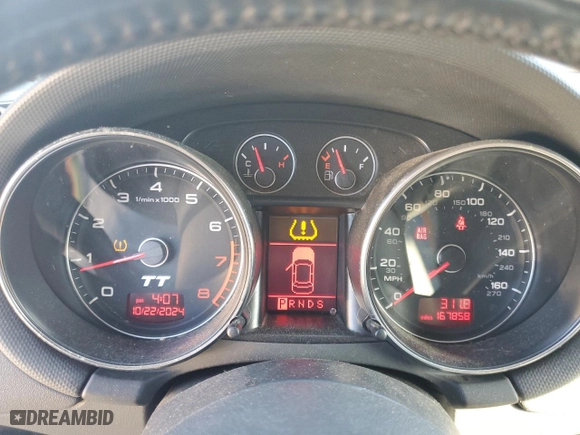 2008 Audi TT 2.0T with VIN TRUMF38J081008674, listed as a Copart auction lot 76351784 with 167,858 mi miles and Salvage Title. Bid and sale history available at carsss.com. Image 9.