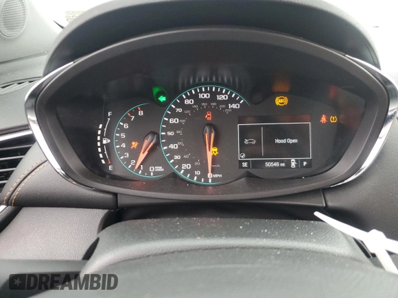 2021 Chevrolet Trax LS with VIN KL7CJNSB6MB307928, listed as a Copart auction lot 44016595 with 50,546 mi miles and Salvage Title. Bid and sale history available at carsss.com. Image 9.