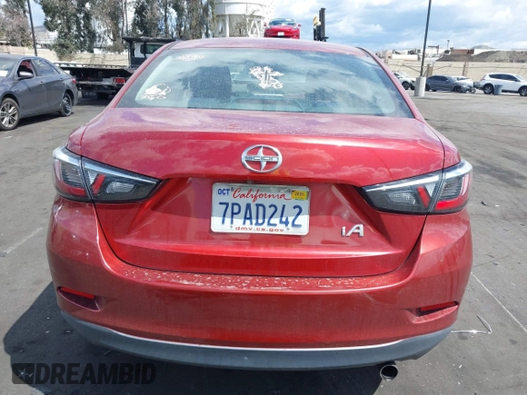 2016 Scion iA with VIN 3MYDLBZV7GY106529, listed as a IAAI auction lot 41915609 with 81,331 mi miles. Bid and sale history available at carsss.com. Image 16.