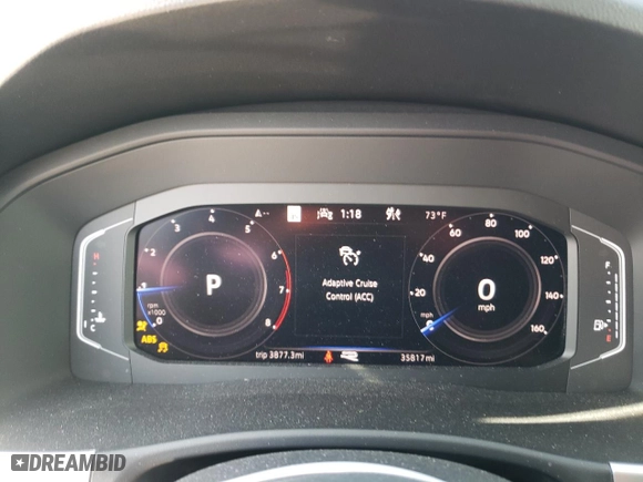 2022 Volkswagen Atlas Cross Sport 3.6L V6 SEL R-Line with VIN 1V2SE2CA4NC209563, listed as a Copart auction lot 46765634 with 35,817 mi miles and Salvage Title. Bid and sale history available at carsss.com. Image 9.