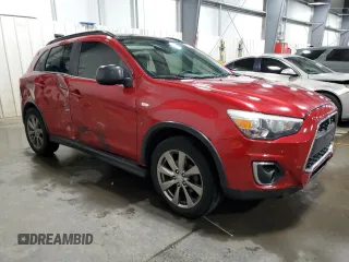 2013 Mitsubishi Outlander Sport LE with VIN 4A4AR5AU0DE017066, listed as a Copart auction lot 52546365 with 221,093 mi miles and Salvage Title. Bid and sale history available at carsss.com. Image 4.