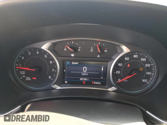 2019 Chevrolet Equinox LT with VIN 2GNAXKEV6K6207588, listed as a Copart auction lot 54264025 with 42,740 mi miles and Salvage Title. Bid and sale history available at DreamBid. Image 9.