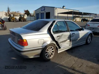 1997 BMW 3 Series 318i with VIN WBACC9328VEE57445, listed as a Copart auction lot 84380934 with 0 mi miles and Salvage Title. Bid and sale history available at carsss.com. Image 3.