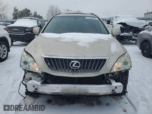 2008 Lexus RX 350 with VIN 2T2HK31UX8C060039, listed as a Copart auction lot 87805845 with 191,381 mi miles and Clean Title. Bid and sale history available at DreamBid. Image 5.